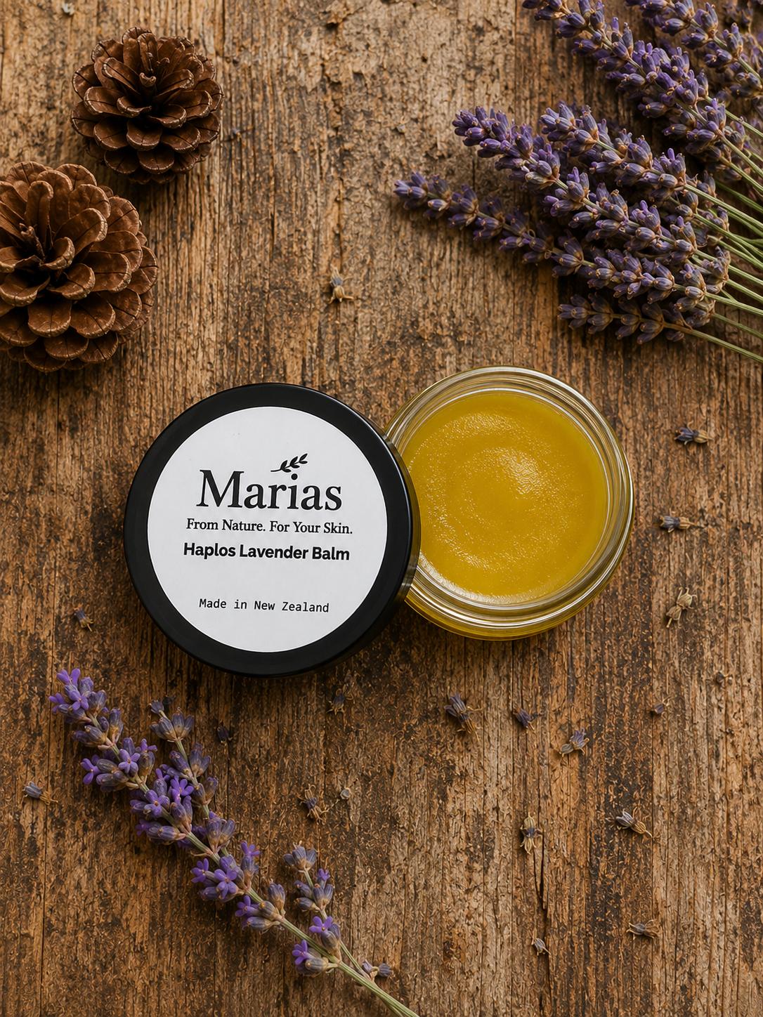 Haplos Lavender Balm - Grass-fed Tallow with infused Kawakawa & Calendula