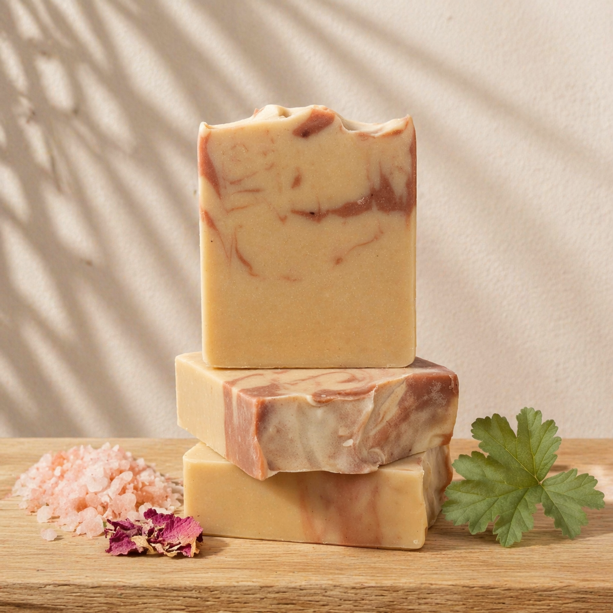 Hiraya Bar | Grass-fed Tallow, Pink Himalayan Salt & Rose Geranium